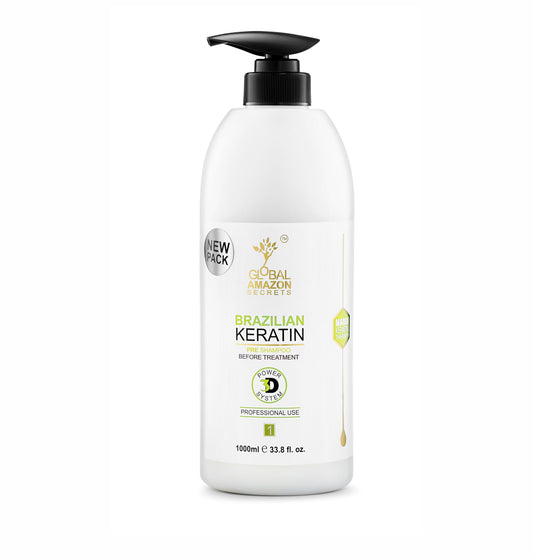GLOBAL AMAZON SECRETS Brazilian Keratin Pre Shampoo 1000 ml