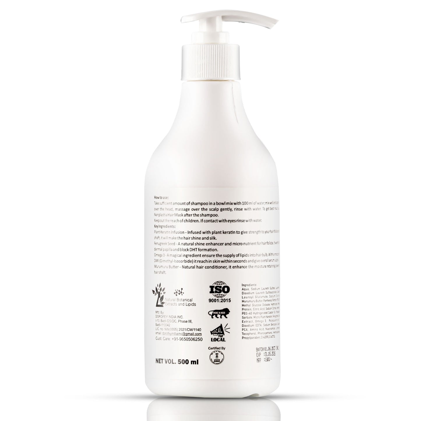 GLOBAL AMAZON SECRETS | Nanoplastia Shampoo 500 ml