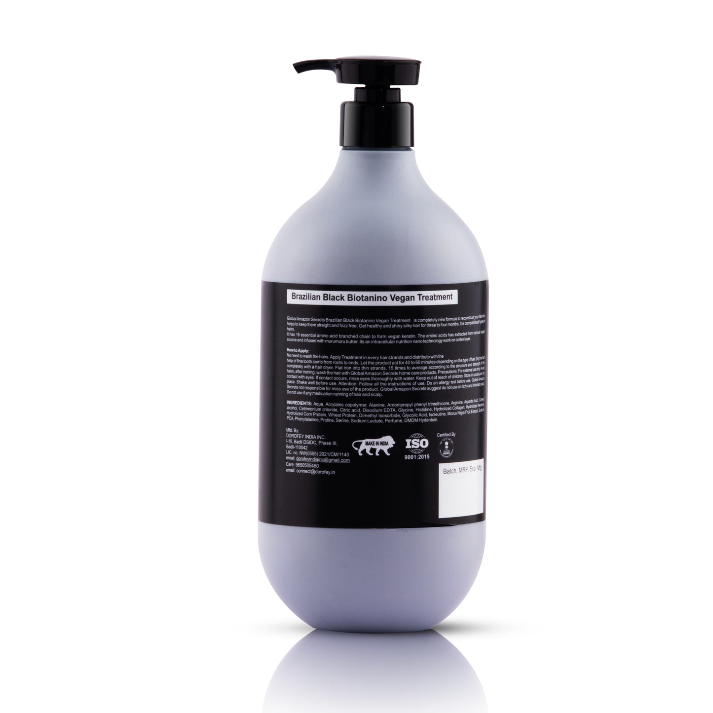 Brazilian Black Biotanino Vegan Treatment