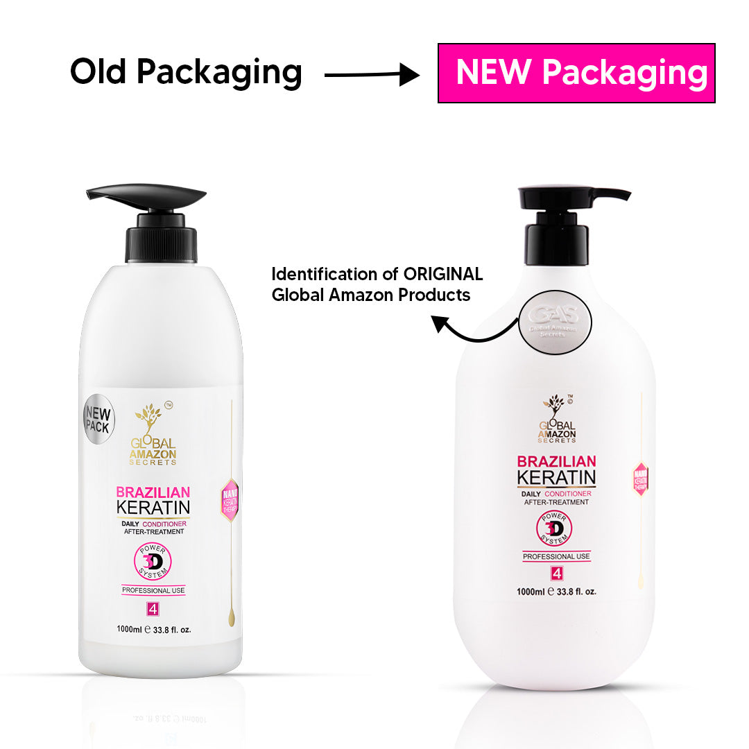 GLOBAL AMAZON SECRETS | Brazilian Keratin Conditioner 1000 ml