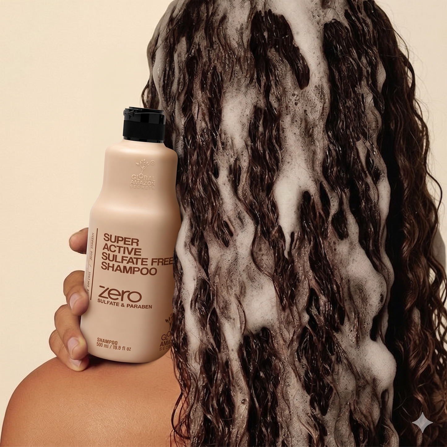 Super Active Sulfate Free Shampoo — Gentle Cleansing with Advanced Nanoplastia Technology | 500 ml