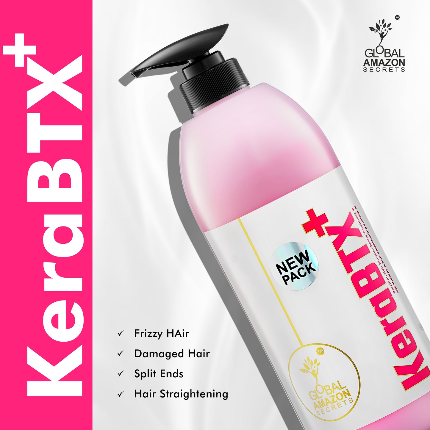 GLOBAL AMAZON SECRETS | Brazilian KeraBTX Treatment 1000 ml