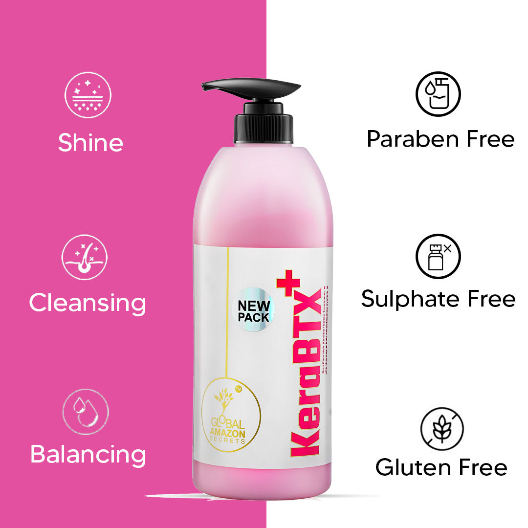 GLOBAL AMAZON SECRETS | Brazilian KeraBTX Treatment 1000 ml
