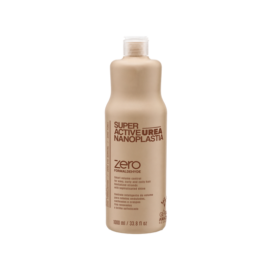 Super Active Urea Nanoplastia | Zero Formaldehyde Hair Smoothening Treatment | 100% Frizz Free | Brilliant Shine | 1000 ml