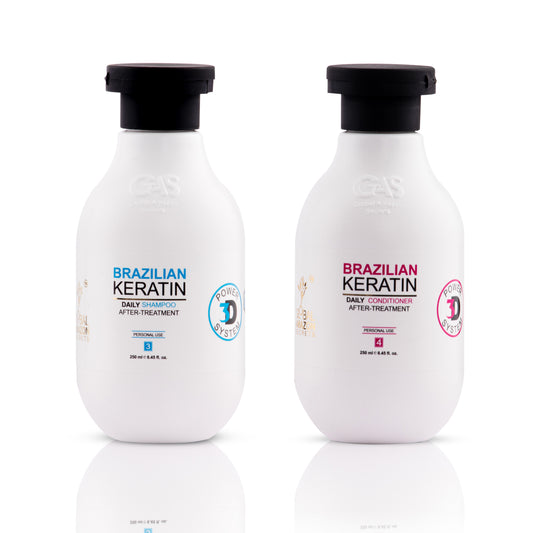 GLOBAL AMAZON SECRETS | Brazilian Keratin Shampoo & Conditioner 250 ml