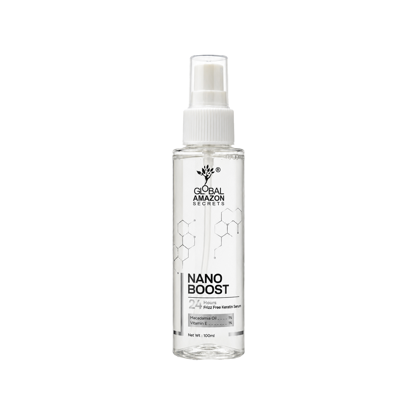 Nano Boost - 24 Hr Keratin Frizz Free Serum 100ml